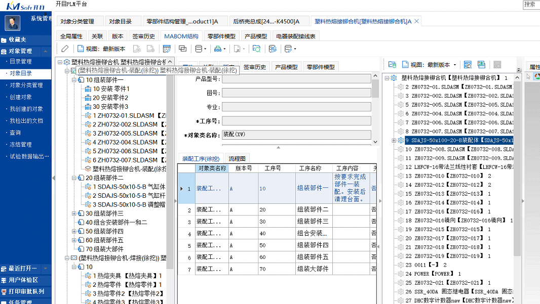 PLM系统BOM管理，面向全生命周期的多BOM管理
